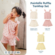 Load image into Gallery viewer, Ruffle Tanktop Pointelle Set (2Y 3Y 4Y)