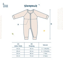Load image into Gallery viewer, Sleepsuit Basic (0-6M 6-12M 1Y 2Y)