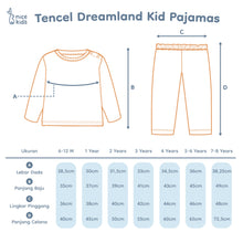 Load image into Gallery viewer, TENCEL Dreamland Kid Pajamas (1Y 2Y 3Y 4Y 5-6Y 7Y)