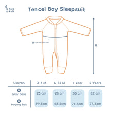Load image into Gallery viewer, TENCEL Sleepsuit Boy (0-6M 6-12M 1Y 2Y)