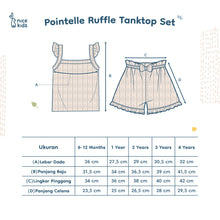 Load image into Gallery viewer, Ruffle Tanktop Pointelle Set (2Y 3Y 4Y)