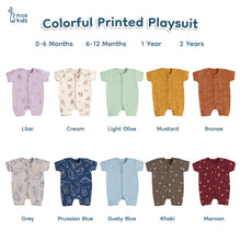Load image into Gallery viewer, Playsuit Printed (0-6M 6-12M 1Y 2Y)