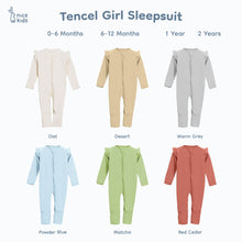 Load image into Gallery viewer, TENCEL Sleepsuit Girl (0-6M 6-12M 1Y 2Y)