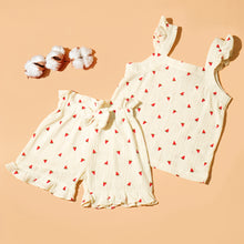 Load image into Gallery viewer, Ruffle Tanktop Pointelle Set (2Y 3Y 4Y)