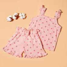 Load image into Gallery viewer, Ruffle Tanktop Pointelle Set (2Y 3Y 4Y)