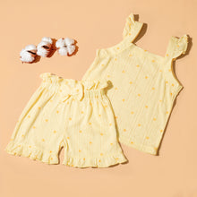 Load image into Gallery viewer, Ruffle Tanktop Pointelle Set (2Y 3Y 4Y)