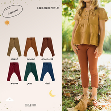 Load image into Gallery viewer, Legging Rib Girl (0-6M 6-12M 1Y 2Y 3Y 4Y)