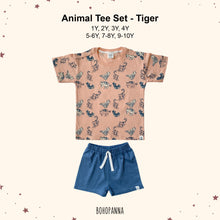 Load image into Gallery viewer, Animal Tee Set (1Y 2Y 3Y 5-6Y 7-8Y 9-10Y)