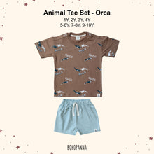 Load image into Gallery viewer, Animal Tee Set (1Y 2Y 3Y 5-6Y 7-8Y 9-10Y)