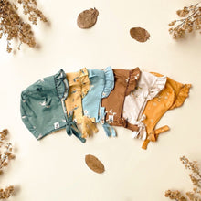 Load image into Gallery viewer, Bonnet Ruffle (0-6M 6-12M)