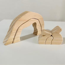 Load image into Gallery viewer, Wooden Toy Stacker - Bunny