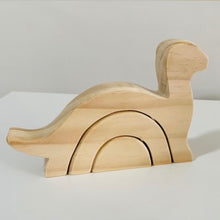 Load image into Gallery viewer, Wooden Toy Stacker - Dinosaur