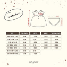 Load image into Gallery viewer, Shizuka Dress (0-6M 6-12M 1Y 2Y 3Y 4Y 5-6Y)