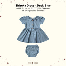 Load image into Gallery viewer, Shizuka Dress (0-6M 6-12M 1Y 2Y 3Y 4Y 5-6Y)