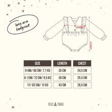 Load image into Gallery viewer, Long Ara Bodysuit (0-6M 6-12M 1Y)