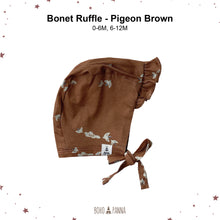 Load image into Gallery viewer, Bonnet Ruffle (0-6M 6-12M)