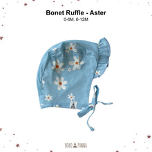 Load image into Gallery viewer, Bonnet Ruffle (0-6M 6-12M)