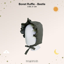 Load image into Gallery viewer, Bonnet Ruffle (0-6M 6-12M)