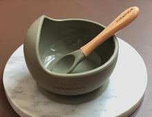 Load image into Gallery viewer, Silicone Suction Bowl and Spoon Set