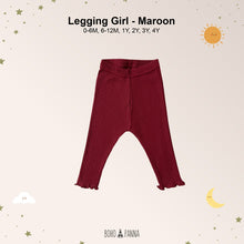 Load image into Gallery viewer, Legging Rib Girl (0-6M 6-12M 1Y 2Y 3Y 4Y)