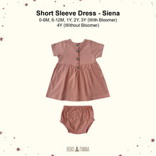 Load image into Gallery viewer, Short Sleeve Dress (1Y 2Y 3Y 4Y)