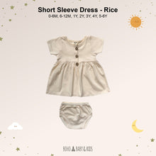 Load image into Gallery viewer, Short Sleeve Dress (1Y 2Y 3Y 4Y)