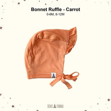 Load image into Gallery viewer, Bonnet Ruffle (0-6M 6-12M)