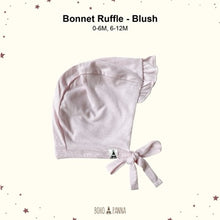Load image into Gallery viewer, Bonnet Ruffle (0-6M 6-12M)