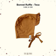 Load image into Gallery viewer, Bonnet Ruffle (0-6M 6-12M)