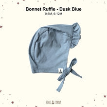 Load image into Gallery viewer, Bonnet Ruffle (0-6M 6-12M)
