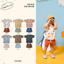 Load image into Gallery viewer, Animal Tee Set (1Y 2Y 3Y 5-6Y 7-8Y 9-10Y)