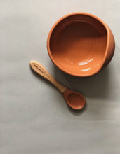 Load image into Gallery viewer, Silicone Suction Bowl and Spoon Set