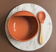 Load image into Gallery viewer, Silicone Suction Bowl and Spoon Set
