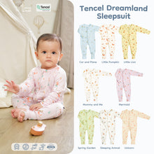 Load image into Gallery viewer, TENCEL Dreamland Sleepsuit (0-6M 6-12M 1Y 2Y)
