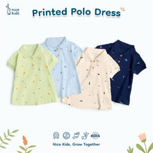 Load image into Gallery viewer, Printed Polo Dress (1Y 2Y 3Y 4Y 5Y 6Y)
