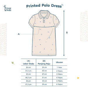 Printed Polo Dress (1Y 2Y 3Y 4Y 5Y 6Y)