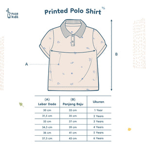 Printed Polo Shirt (1Y 2Y 3Y 4Y 5Y 6Y)