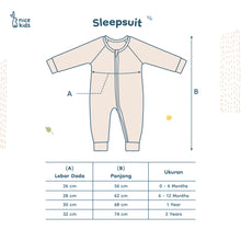 Load image into Gallery viewer, Sleepsuit Basic (0-6M 6-12M 1Y 2Y)
