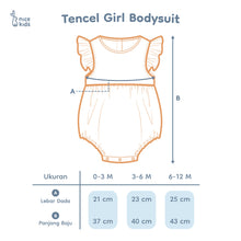 Load image into Gallery viewer, TENCEL Bodysuit Girl (0-3M 3-6M 6-12M)
