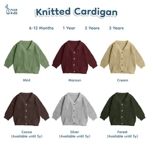 Cardigan Knitted (6-12M 1Y 2Y 3Y)