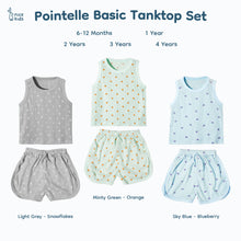 Load image into Gallery viewer, Basic Tanktop Pointelle Set (6-12M 1Y 2Y 3Y 4Y)
