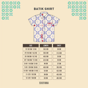 Batik Shirt (1Y 2Y 3Y 4Y 5-6Y 7-8Y 9-10Y)