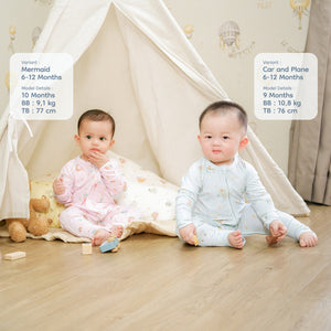 TENCEL Dreamland Sleepsuit (0-6M 6-12M 1Y 2Y)