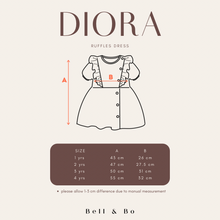 Load image into Gallery viewer, Diora Dress (1Y 2Y 3Y 4Y)
