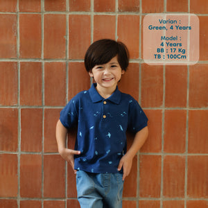 Printed Polo Shirt (1Y 2Y 3Y 4Y 5Y 6Y)