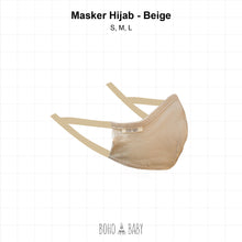 Load image into Gallery viewer, Mask Hijab (adult/ kids)

