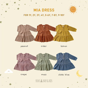 Mia Long Sleeve Dress (2Y 3Y)