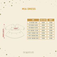 Load image into Gallery viewer, Mia Long Sleeve Dress (2Y 3Y 4Y)
