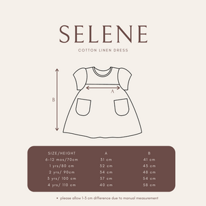 Selene Dress (6-12M 1Y 2Y 3Y 4Y)