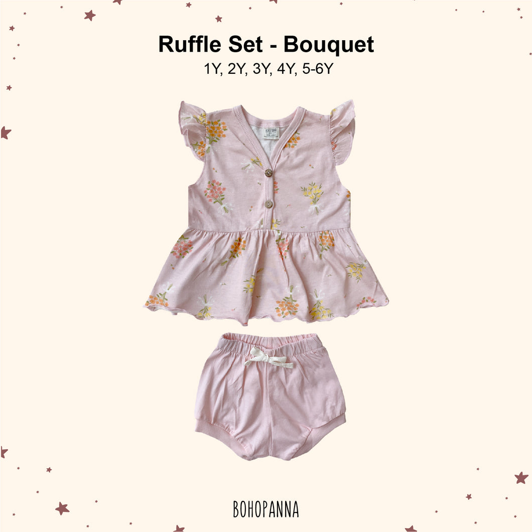 Ruffle Set (1Y 2Y 3Y 4Y 5-6Y)